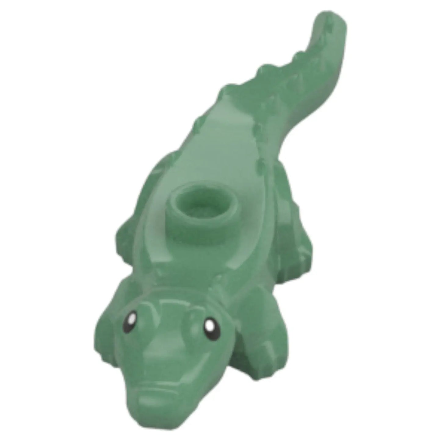 LEGO Zubehör Tiere Baby Alligator Krokodil Sand Grün