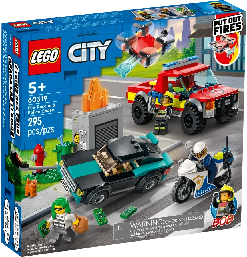 LEGO® City Löscheinsatz und Verfolgungsjagd - 60319