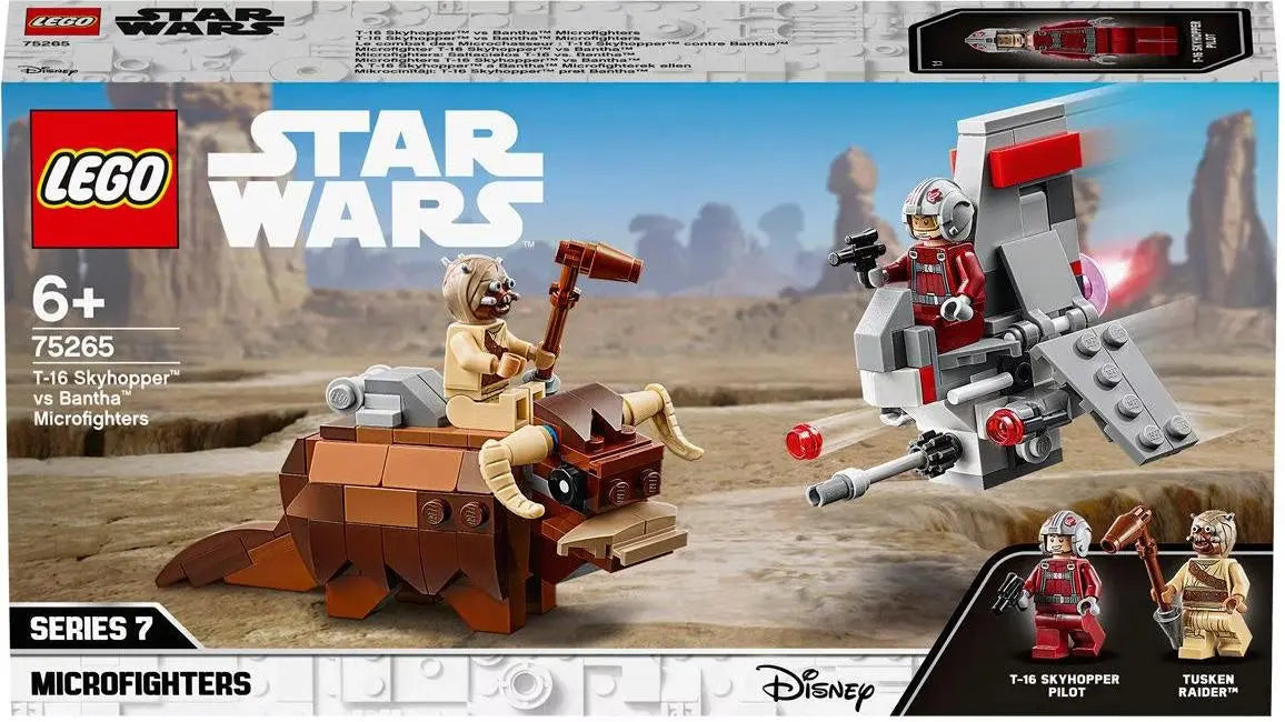 LEGO Star Wars T-16 Skyhopper vs Bantha Microfighters - 75265 - Spiele Pirat