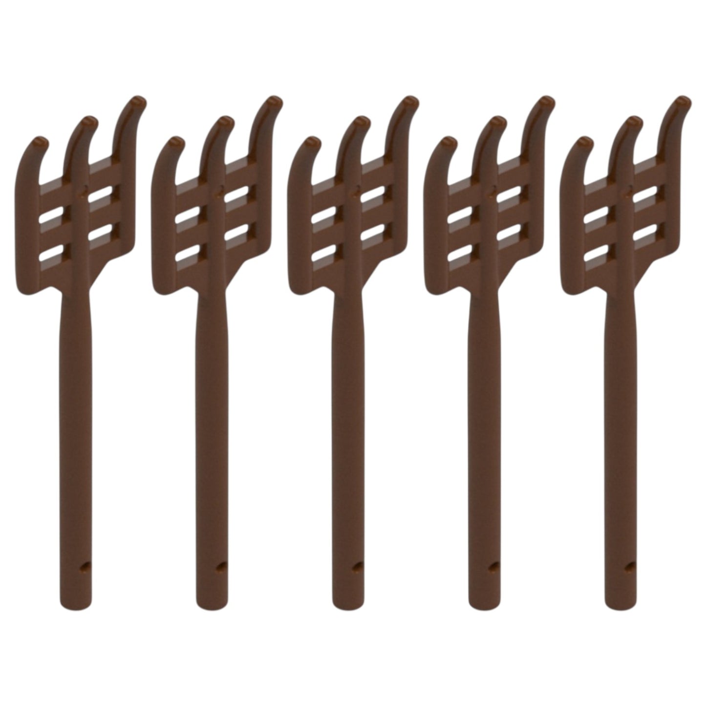 LEGO® Zubehör Waffe Mistgabel 5 Stk. - Braun - 95345