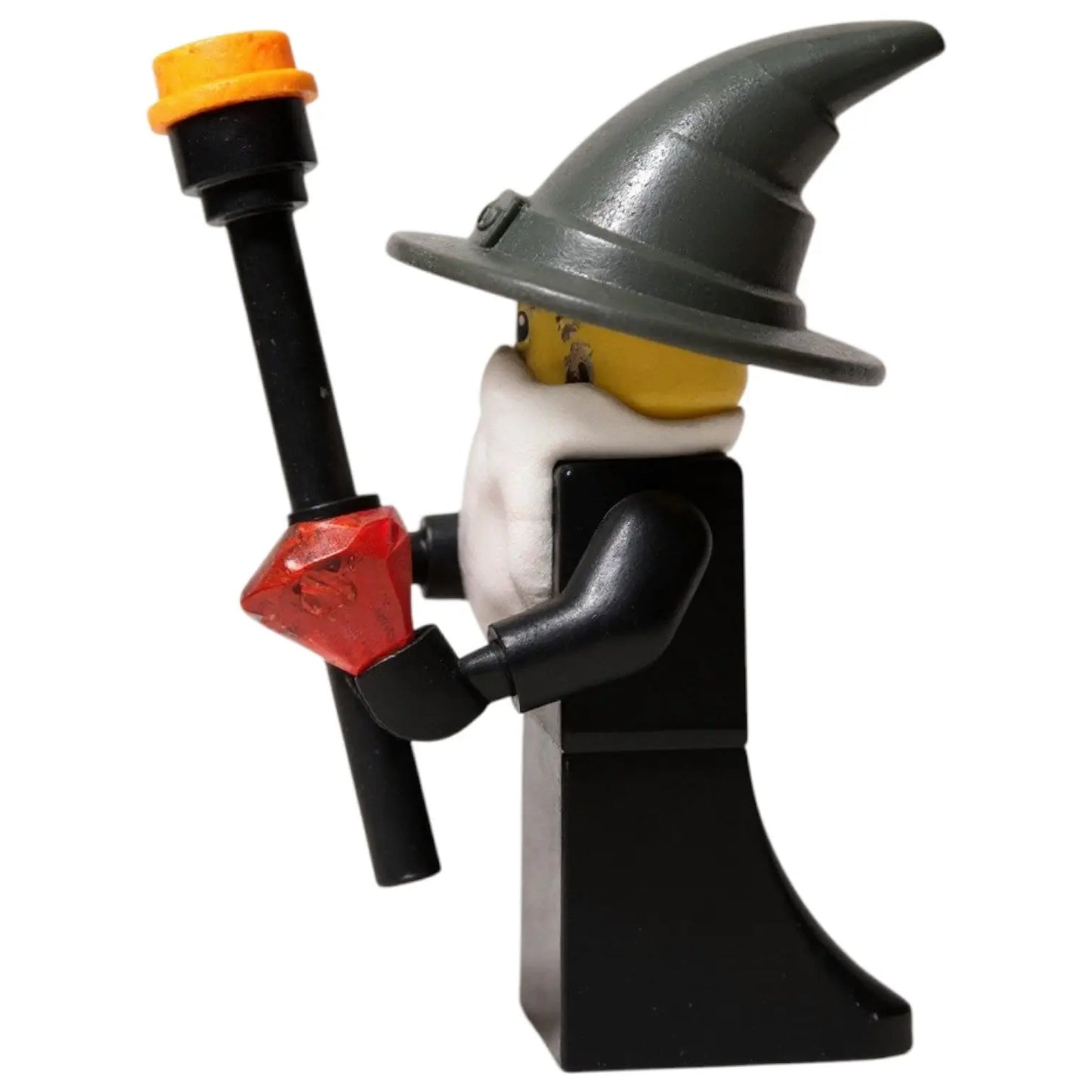 LEGO Castle Minifigur Eigenkreation Medieval Zauberer Morvain Rubinglut