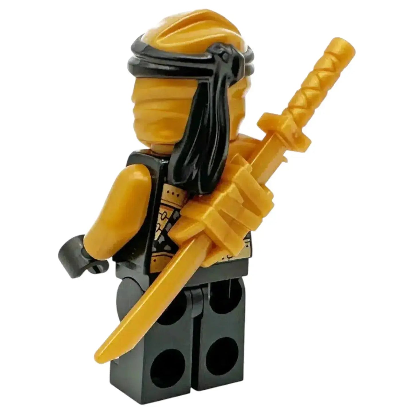 LEGO Ninjago Minifigur Cole Golden Ninja mit Waffe - njo0758 Spiele Pirat