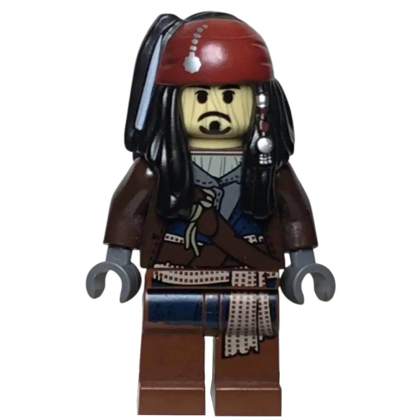 LEGO Pirates of the Caribbean Minifigur Captain Jack Sparrow - poc029