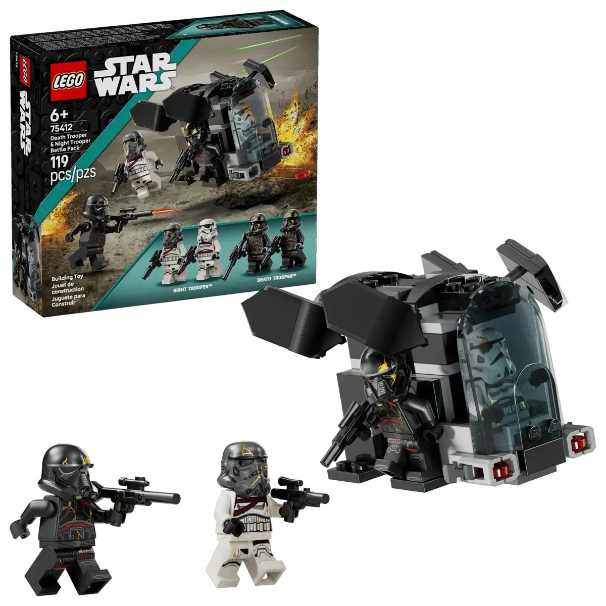 LEGO Star Wars Set Todestruppler & Nachttruppler Battle Pack - 75412 Spiele Pirat