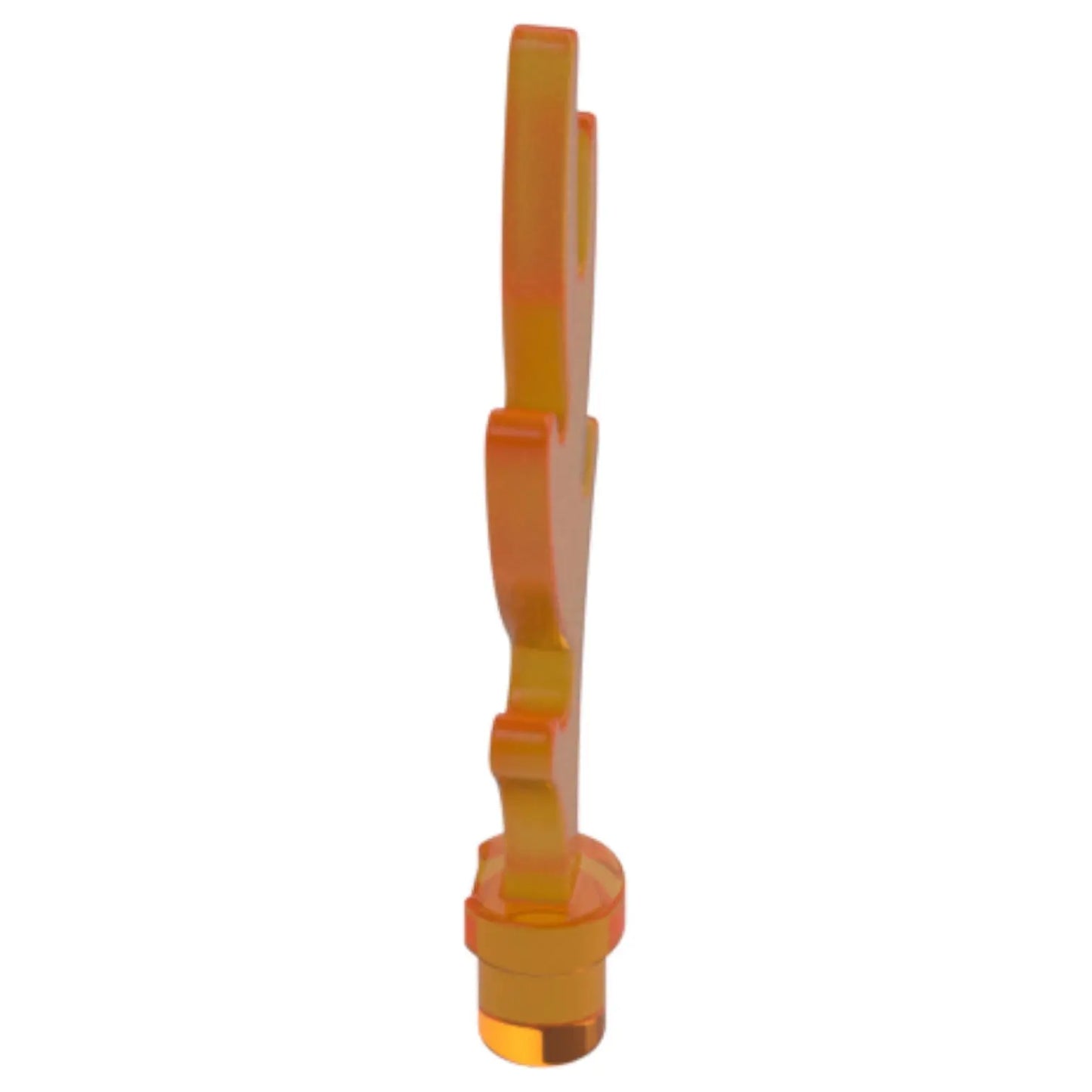 LEGO Zubehör Drachenflamme - Orange Transparent - 28618 Spiele Pirat