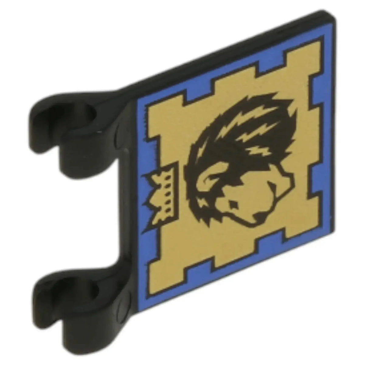 LEGO Zubehör Flagge 2x2 quadratisch - Skorpion und Löwe Spiele Pirat