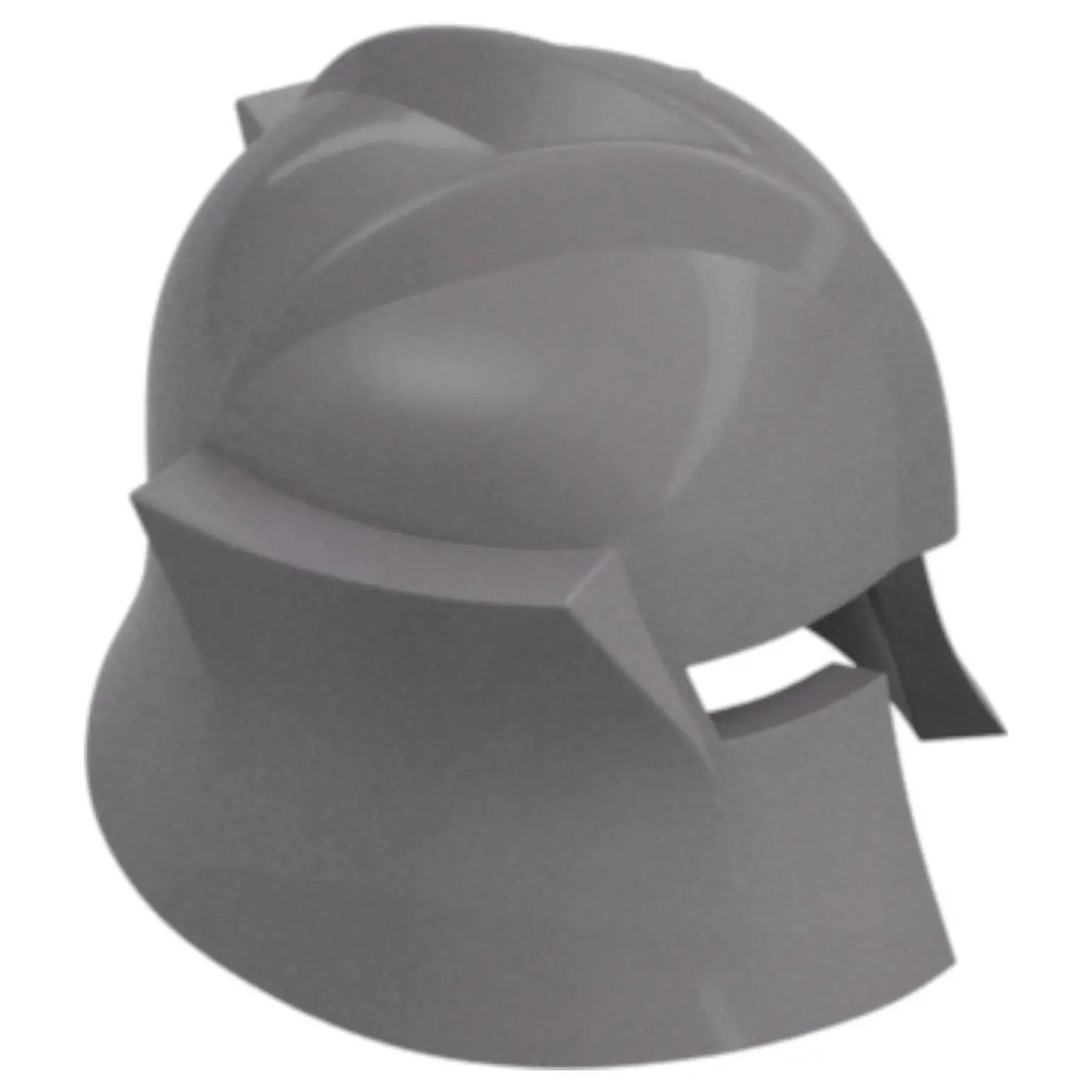 LEGO Zubehör Helm Dunkel Ritter - Silber Metallic - 48493