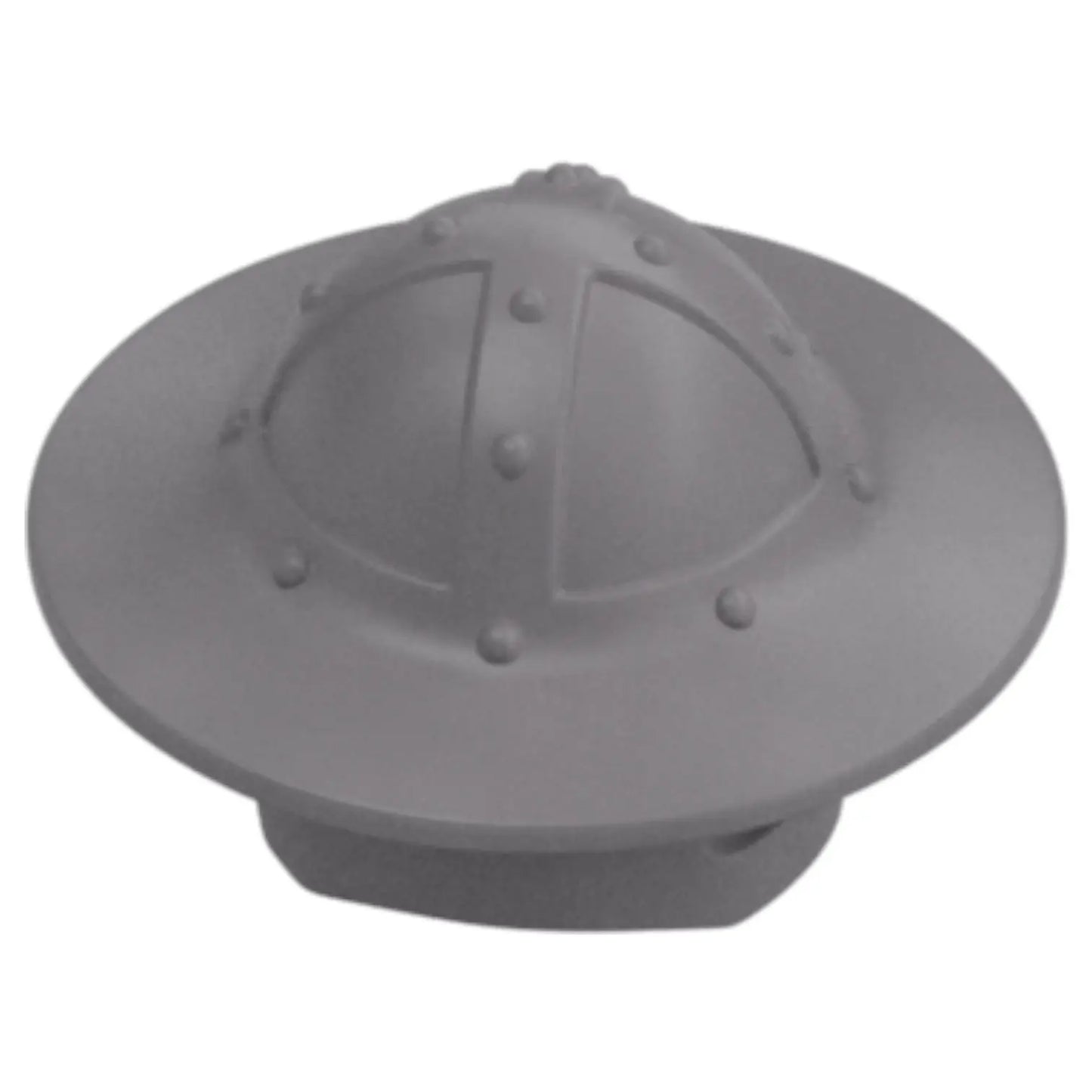 LEGO Zubehör Helm Ritter Stahl - Silber Metallic - 30273