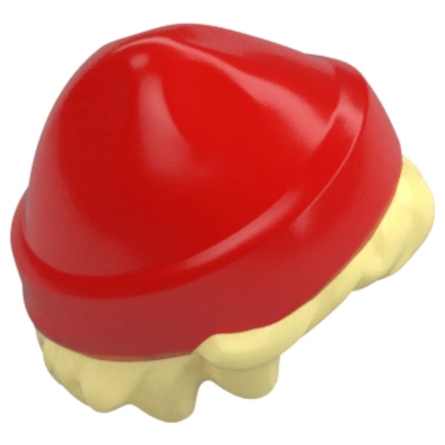 LEGO Zubehör Hut mit Haaren Rot Gelb - 5492 Spiele Pirat