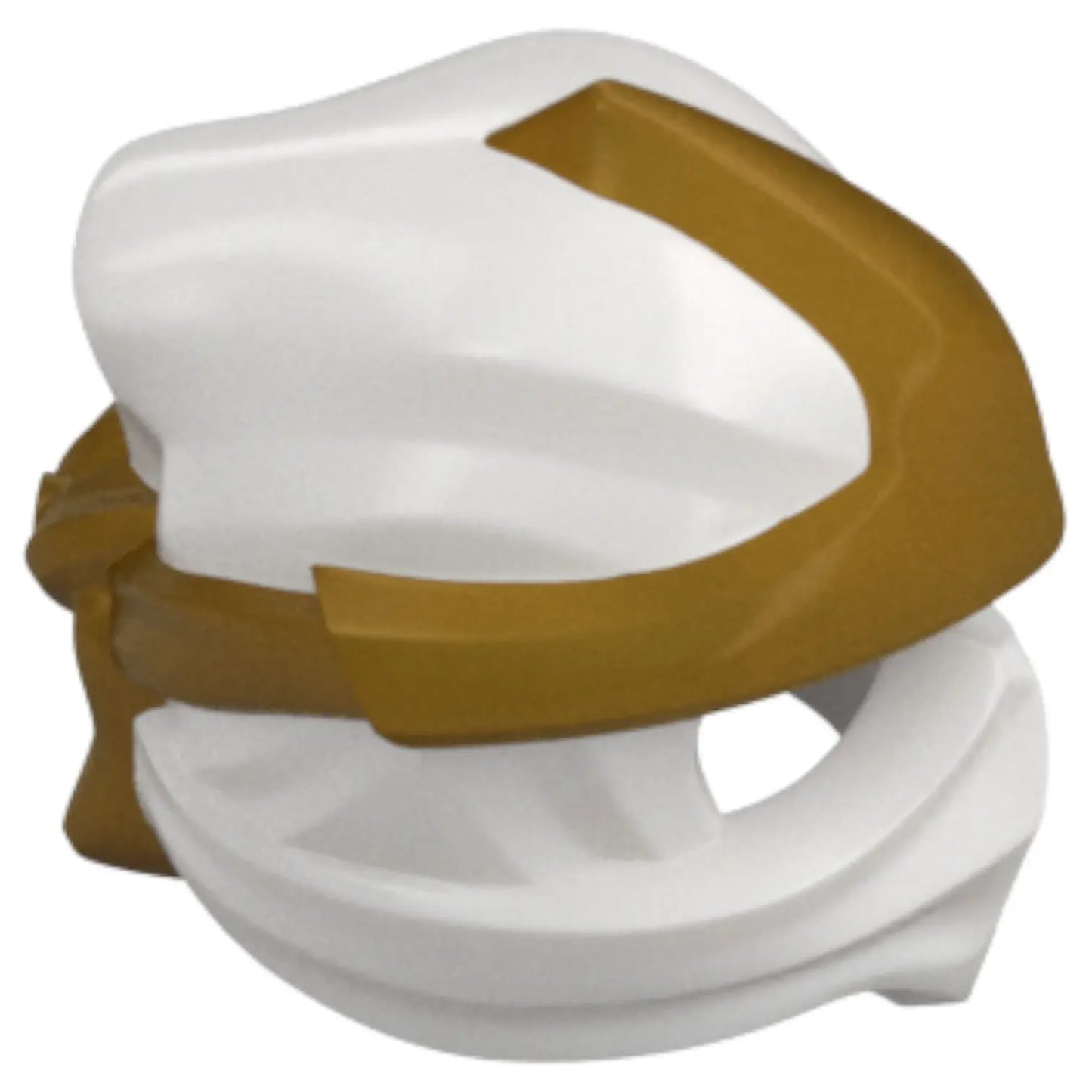 LEGO Zubehör Ninjago Kapuze - Weiss Gold - 7554 Spiele Pirat
