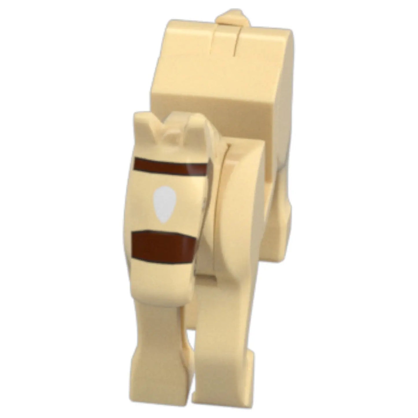 LEGO Zubehör Tiere Pferd - Beige - 10509