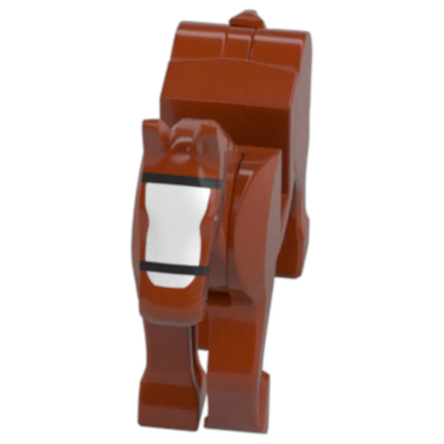 LEGO Zubehör Tiere Pferd - Dunkel Orange - 10509