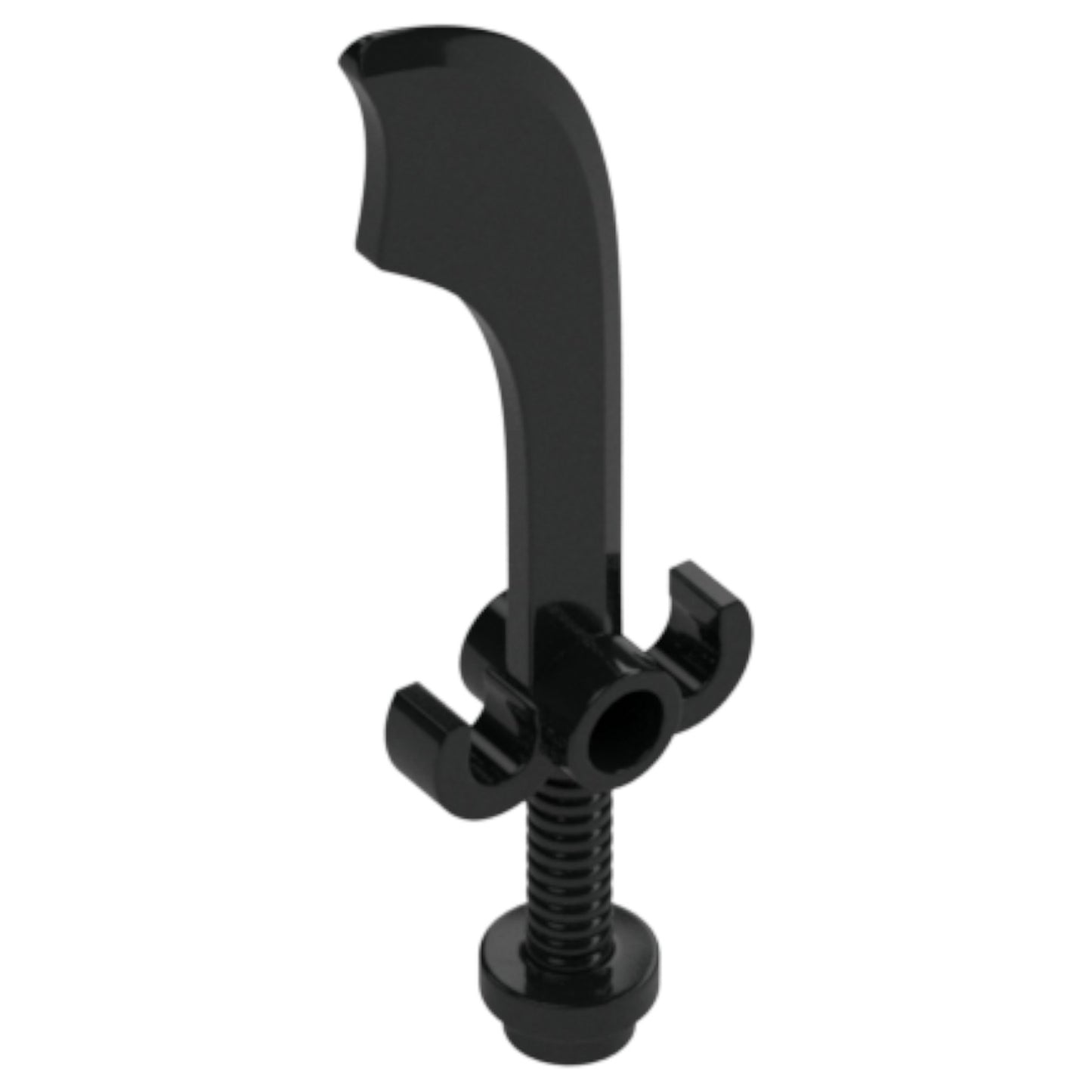 LEGO Zubehör Waffe Schwert Krummsäbel - Schwarz - 43887