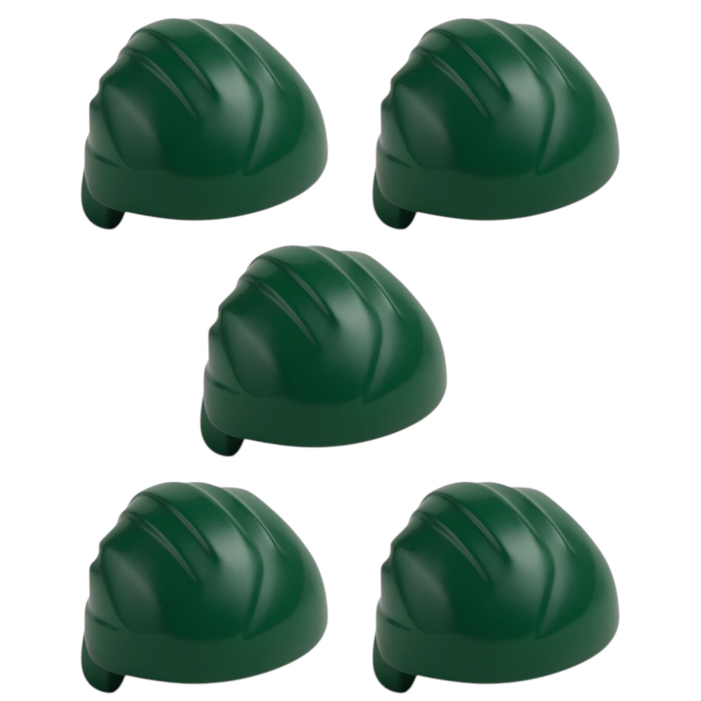 LEGO® Zubehör Kopfbedeckung Hut - Bandana 5 Stk. - Dunkel Grün - 18927