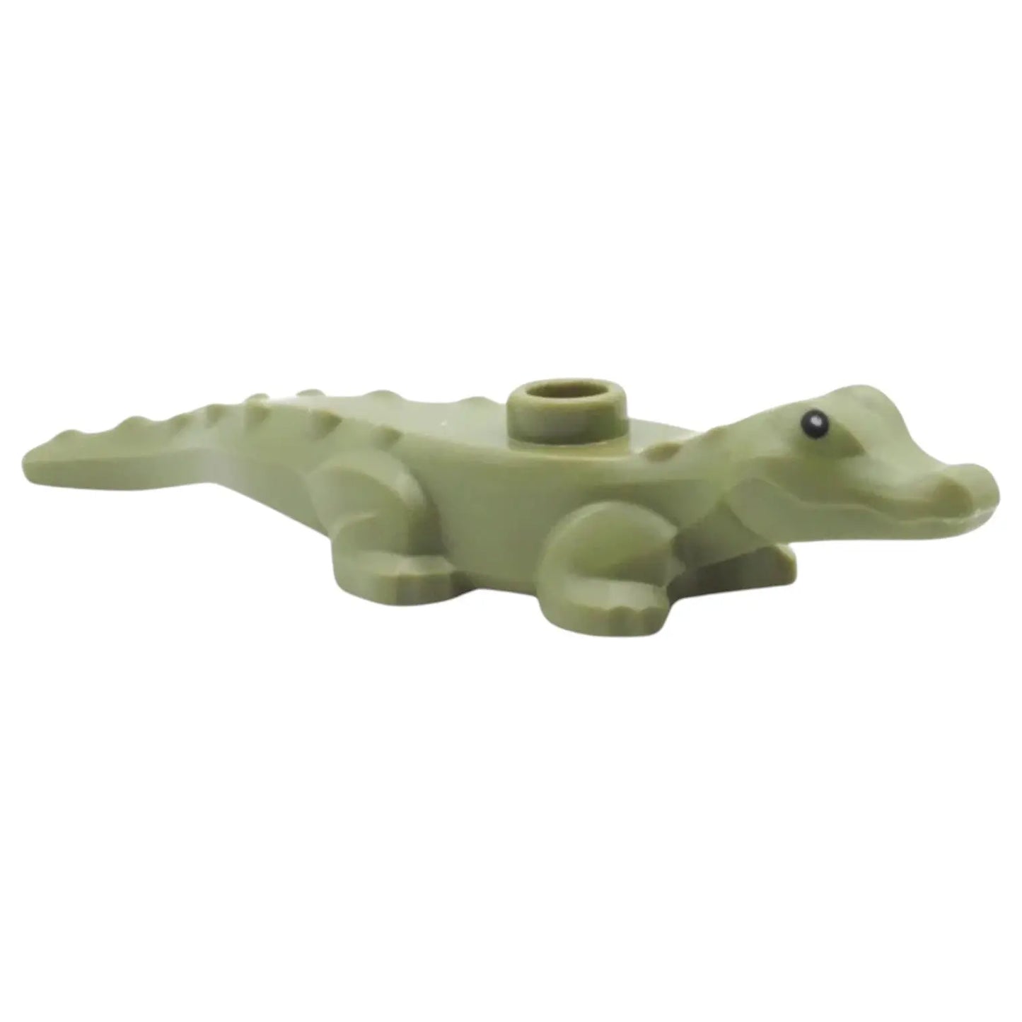 LEGO Zubehör Tiere Baby Alligator Krokodil Oliven Grün