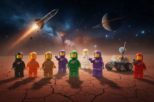 LEGO Classic Space Minifigur Geschichte: Die komplette Entwicklung erklärt Spiele Pirat