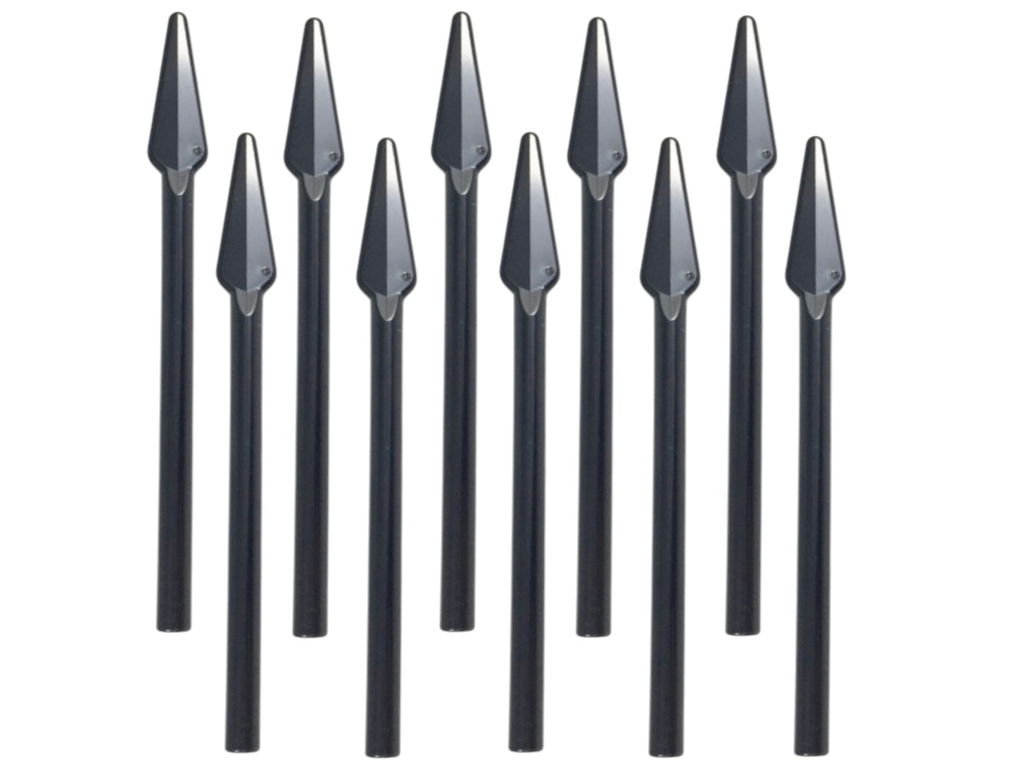 LEGO® Zubehör Waffe Speer 10 Stk. - schwarz - 93789