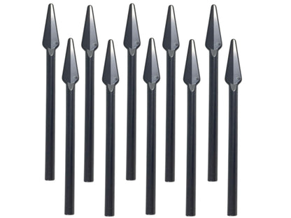 LEGO® Zubehör Waffe Speer 10 Stk. - schwarz - 93789