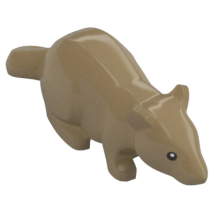 LEGO Zubehör Tiere Ratte - Beige Spiele Pirat