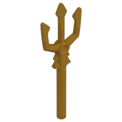 LEGO® Zubehör Waffe Dreizack 10 Stk. - Pearl Gold - 92289