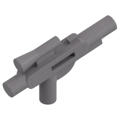LEGO® Zubehör Schusswaffe Gun Blaster Kurz 10 Stk. - Flat Silber - 58247