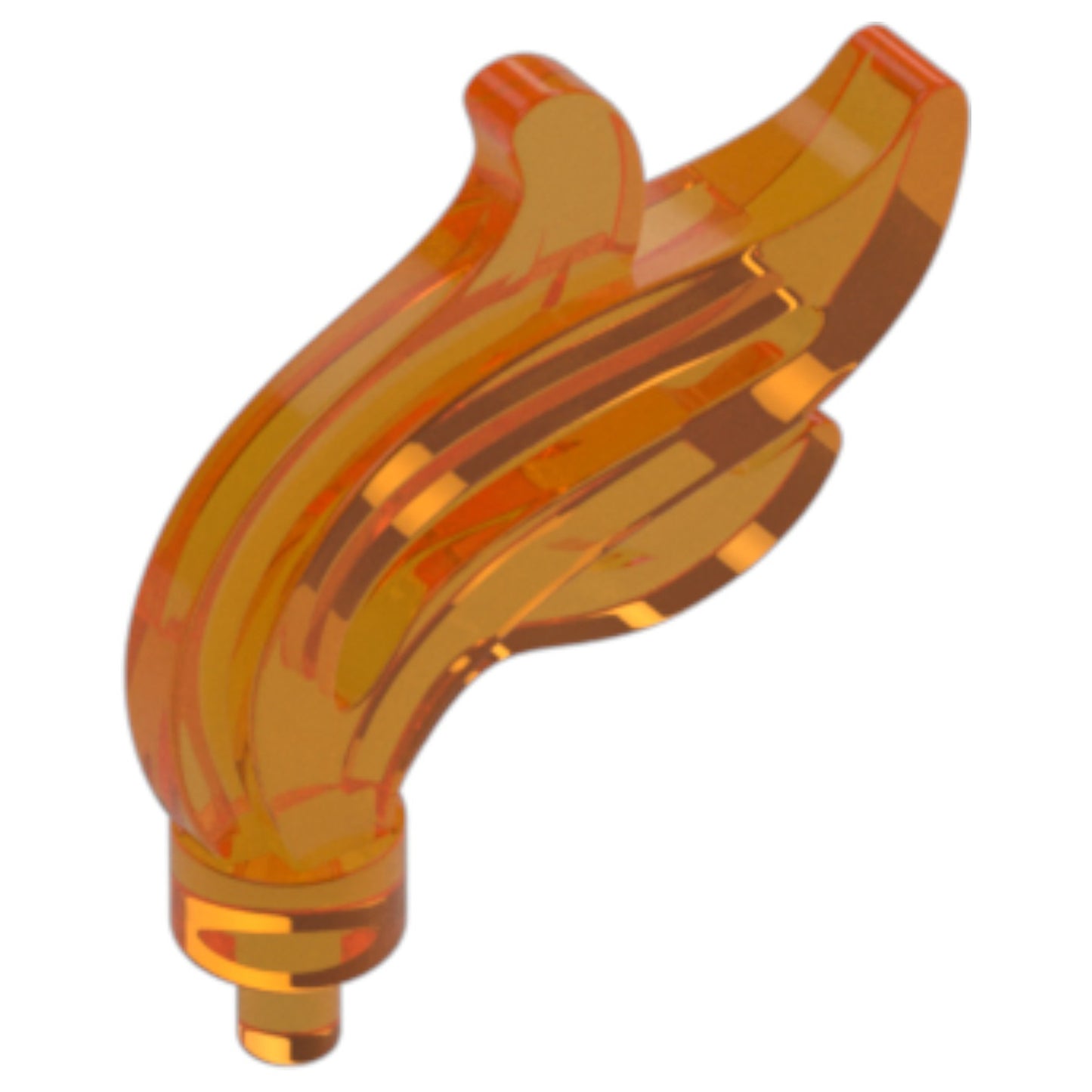 LEGO® Zubehör Feder Gross 5 Stk. - Orange - 28661