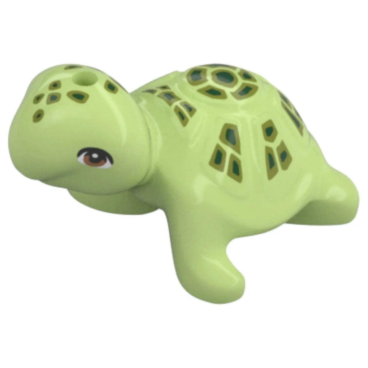 LEGO Zubehör Tiere Mini Doll Schildkrötenbaby - Gelb Grün