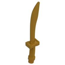 LEGO® Zubehör Waffe Schwert Krummsäbel 10 Stk. - Pearl Gold - 25111