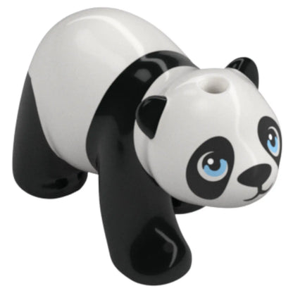 LEGO Zubehör Tiere Panda - Schwarz Weiss Spiele Pirat