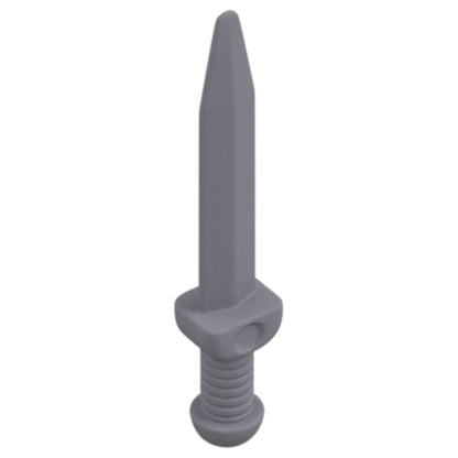LEGO® Zubehör Waffe Dolch 10 Stk. - Silber Metallic - 18034