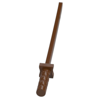 LEGO® Zubehör Waffe Ninja Schwert 5 Stk. - Braun - 21459