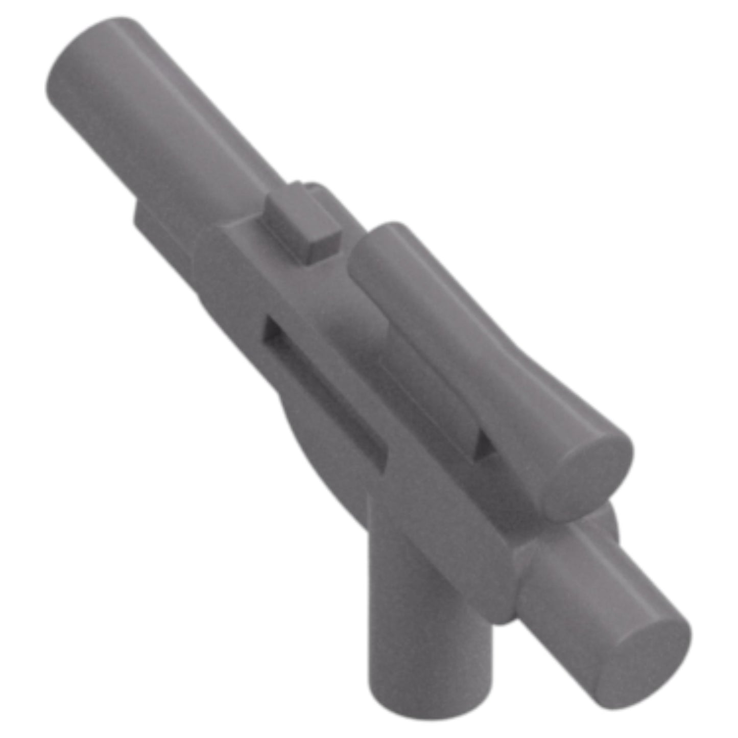 LEGO® Zubehör Schusswaffe Gun Blaster Kurz 10 Stk. - Flat Silber - 58247