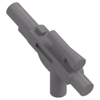 LEGO® Zubehör Schusswaffe Gun Blaster Kurz 10 Stk. - Flat Silber - 58247