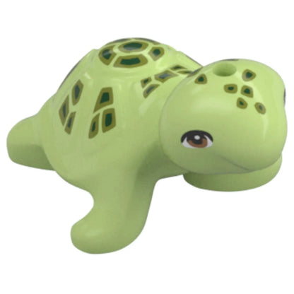 LEGO Zubehör Tiere Mini Doll Schildkrötenbaby - Gelb Grün