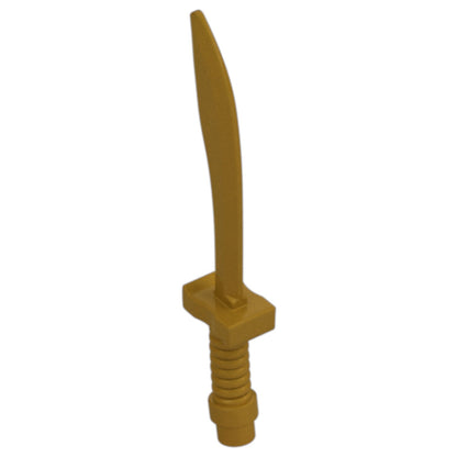 LEGO® Zubehör Waffe Schwert Krummsäbel 10 Stk. - Pearl Gold - 25111