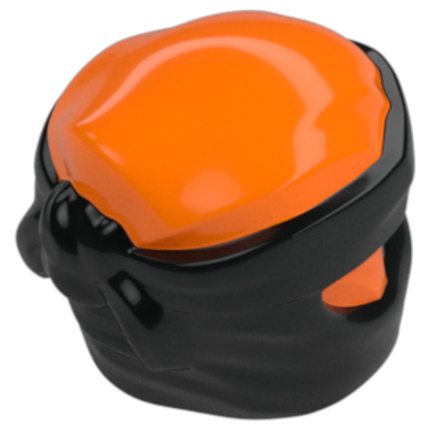 LEGO® Zubehör Ninjago Kapuze - Orange Schwarz - 4910