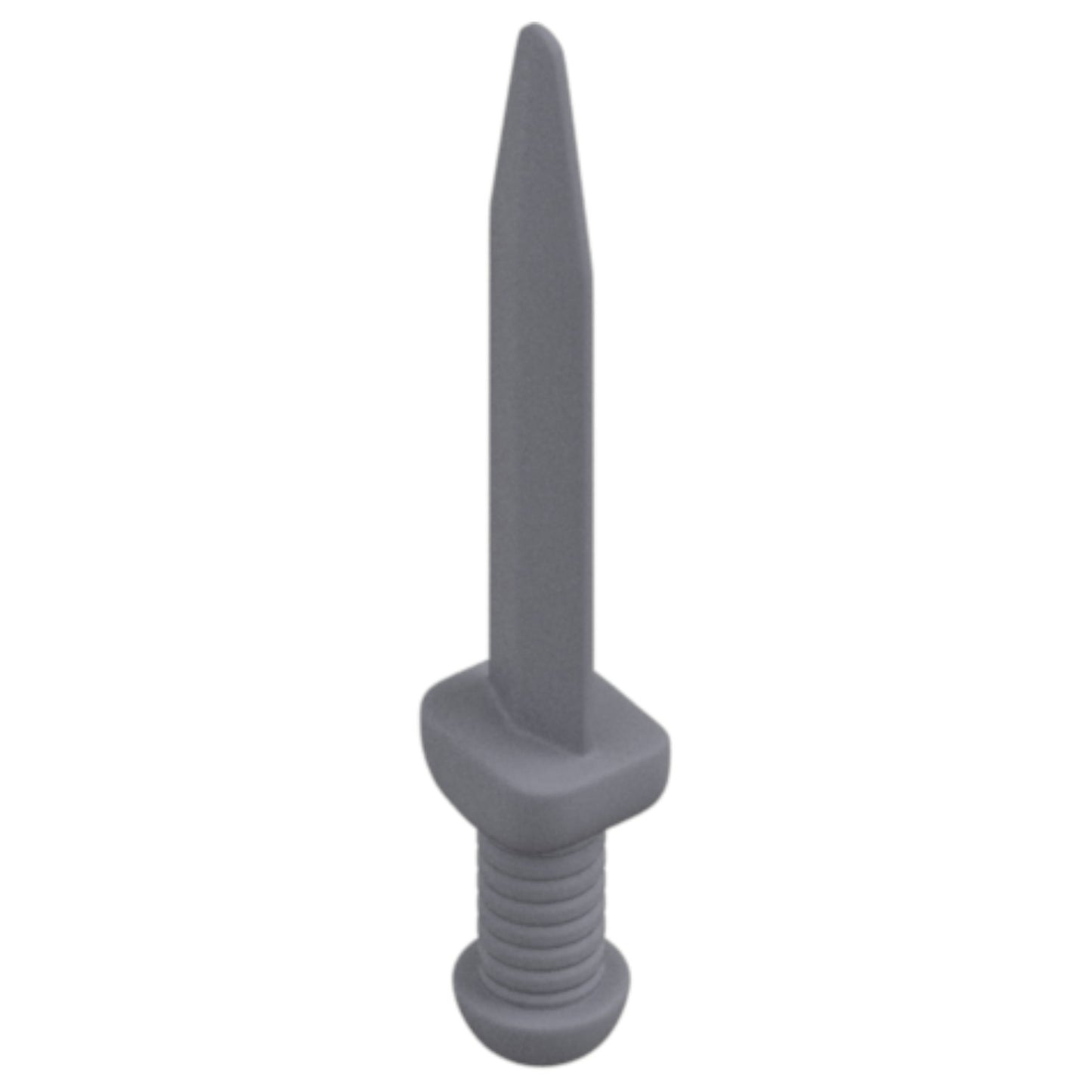 LEGO® Zubehör Waffe Dolch 10 Stk. - Silber Metallic - 18034