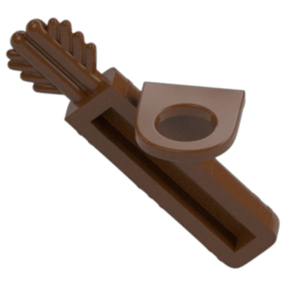 LEGO® Zubehör Waffe Köcher mit Pfeilen 5 Stk. - Braun - 4498