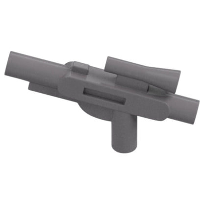 LEGO® Zubehör Schusswaffe Gun Blaster Kurz 10 Stk. - Flat Silber - 58247