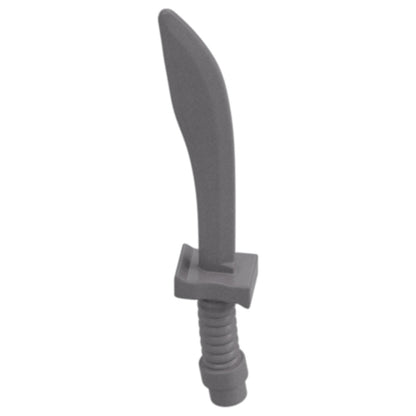LEGO® Zubehör Waffe Schwert Krummsäbel 10 Stk. - Silber Metallic - 25111