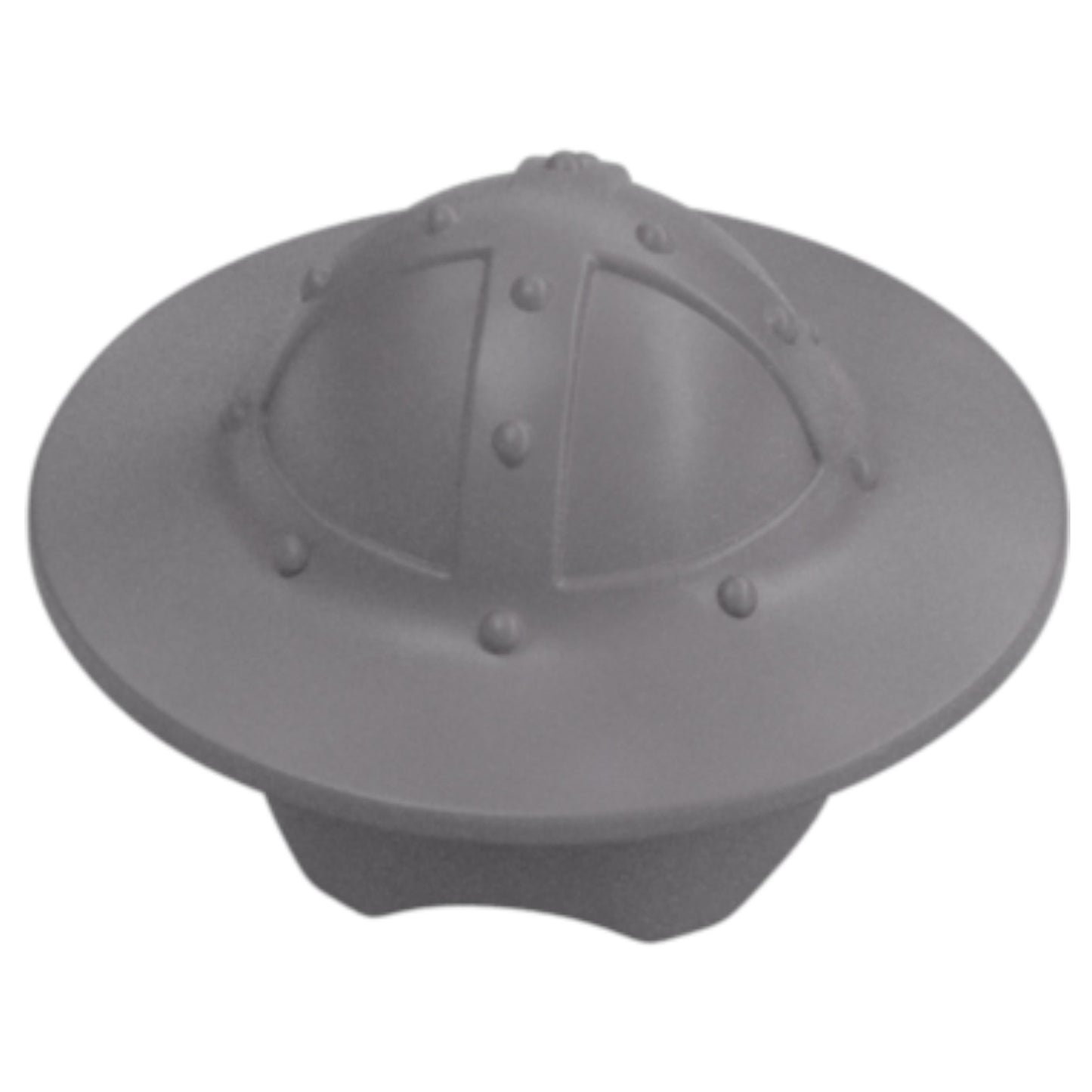 LEGO® Zubehör Helm Ritter Stahl - Silber Metallic - 30273