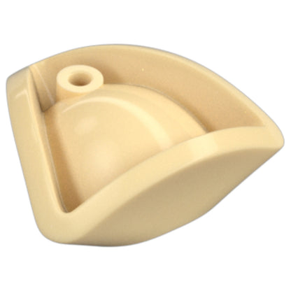 LEGO® Zubehör Kopfbedeckung Hut - Piratendreizack - Beige - 2544