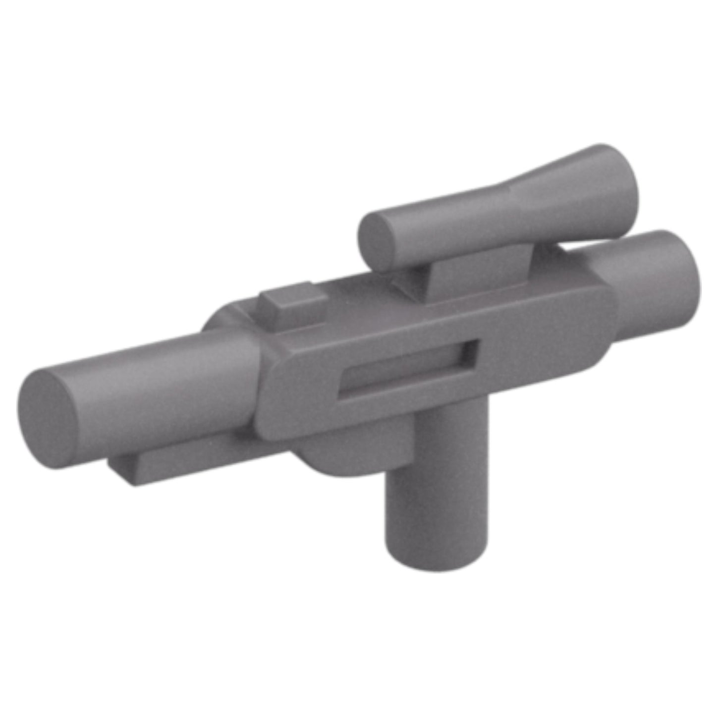 LEGO® Zubehör Schusswaffe Gun Blaster Kurz 10 Stk. - Flat Silber - 58247