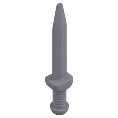 LEGO® Zubehör Waffe Dolch 10 Stk. - Silber Metallic - 18034