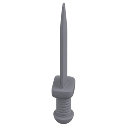 LEGO® Zubehör Waffe Dolch 10 Stk. - Silber Metallic - 18034