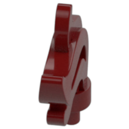 LEGO® Zubehör Feder Gross 5 Stk. - Dunkel Rot - 28661