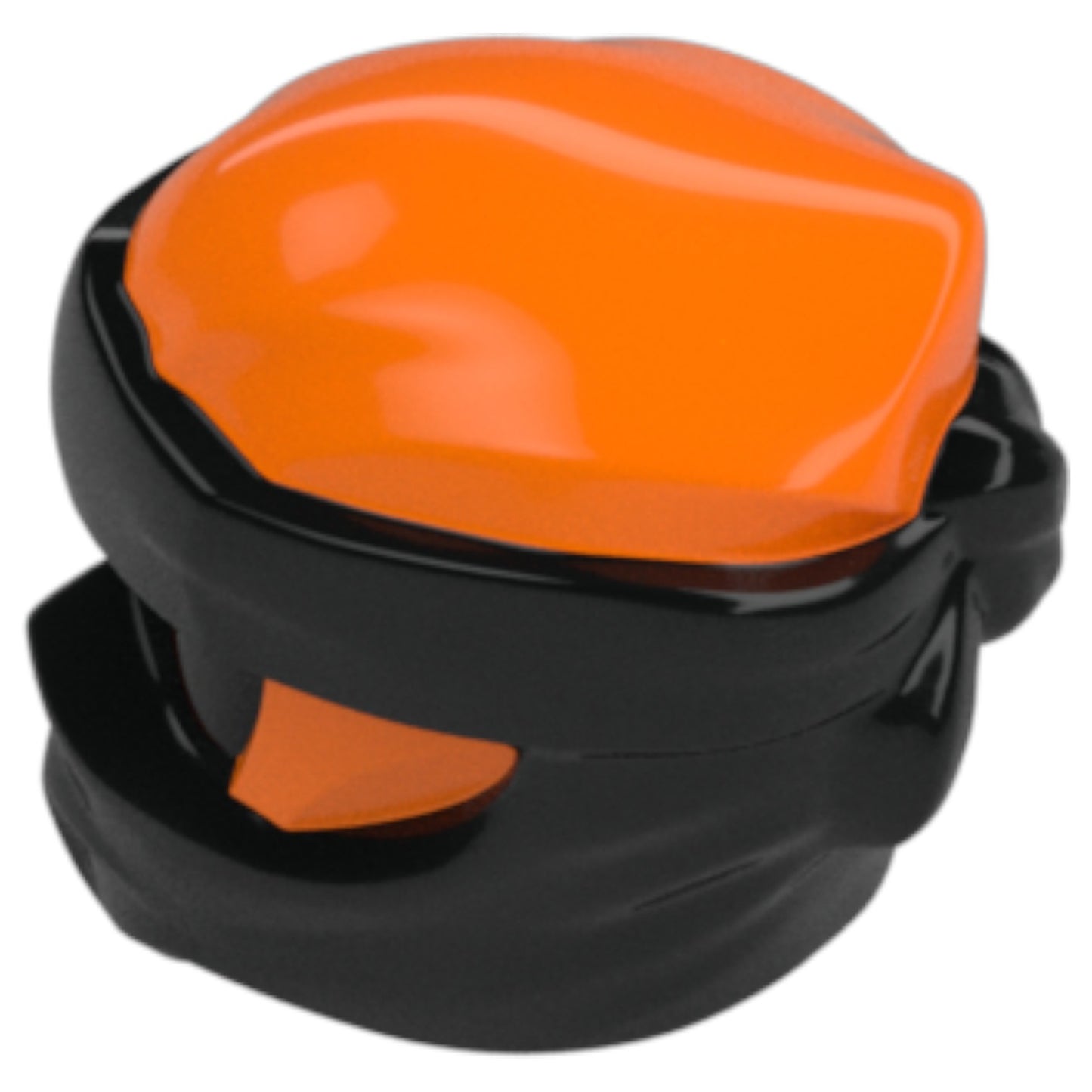 LEGO® Zubehör Ninjago Kapuze - Orange Schwarz - 4910