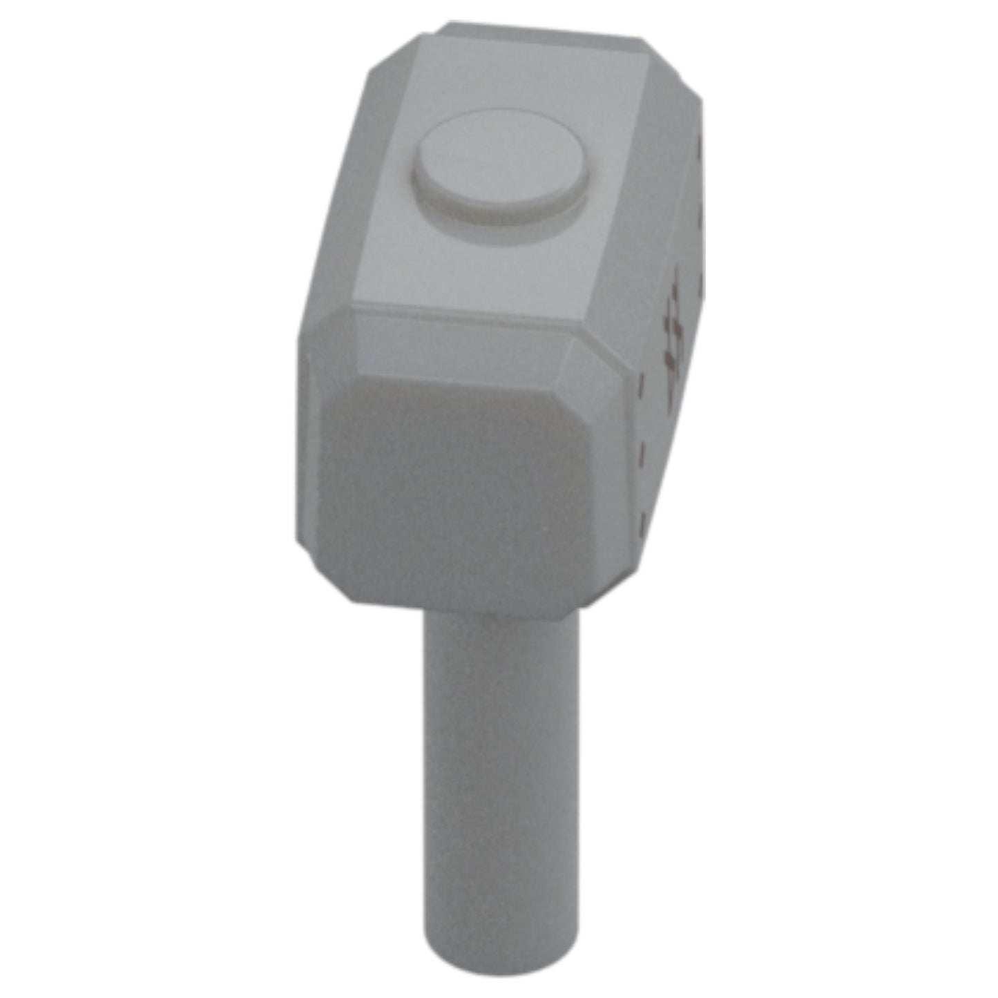 LEGO® Zubehör Waffe Hammer mit Runenmuster (Mjölnir) - Grau - 104513