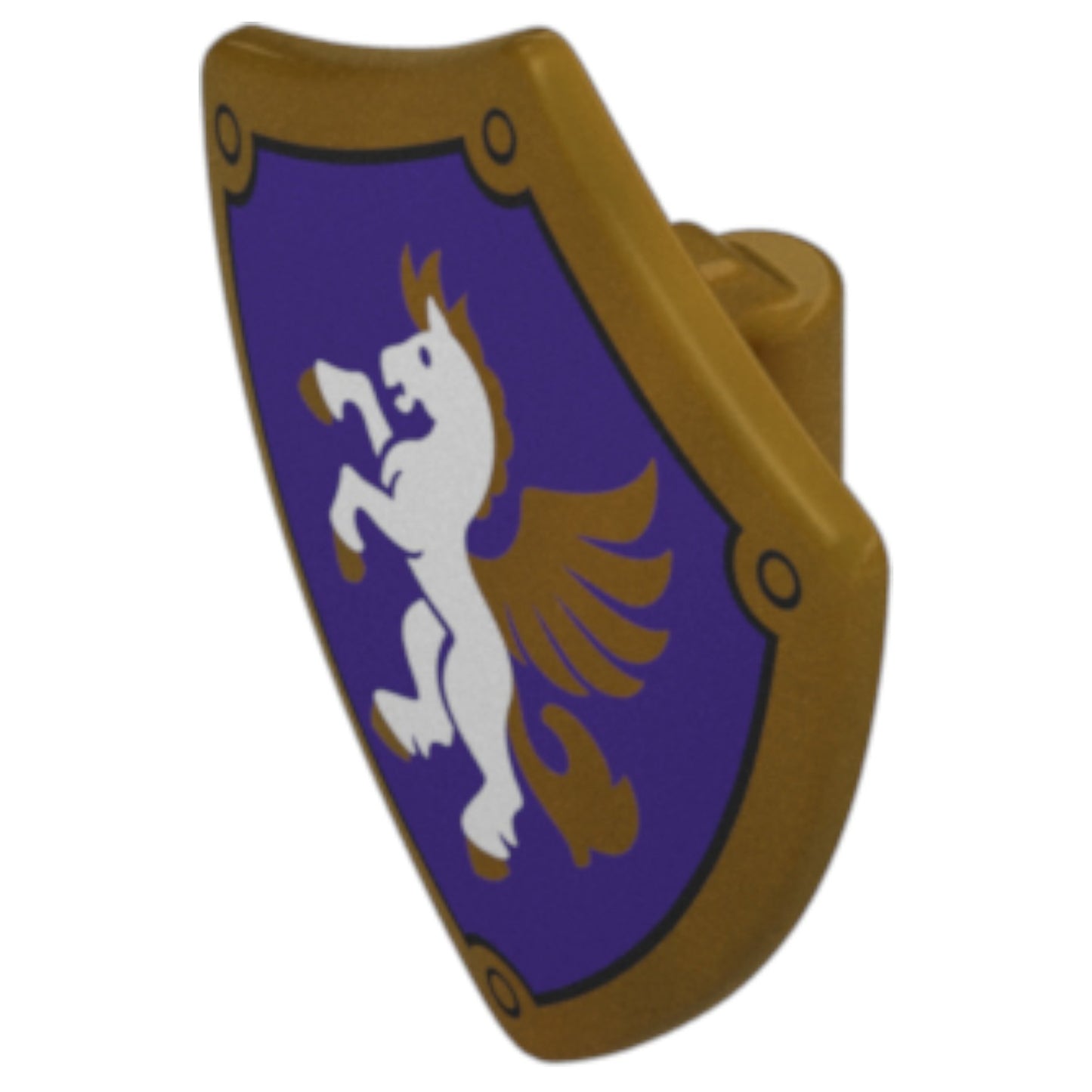 LEGO® Zubehör Schild Pegasus - Gold - 112377
