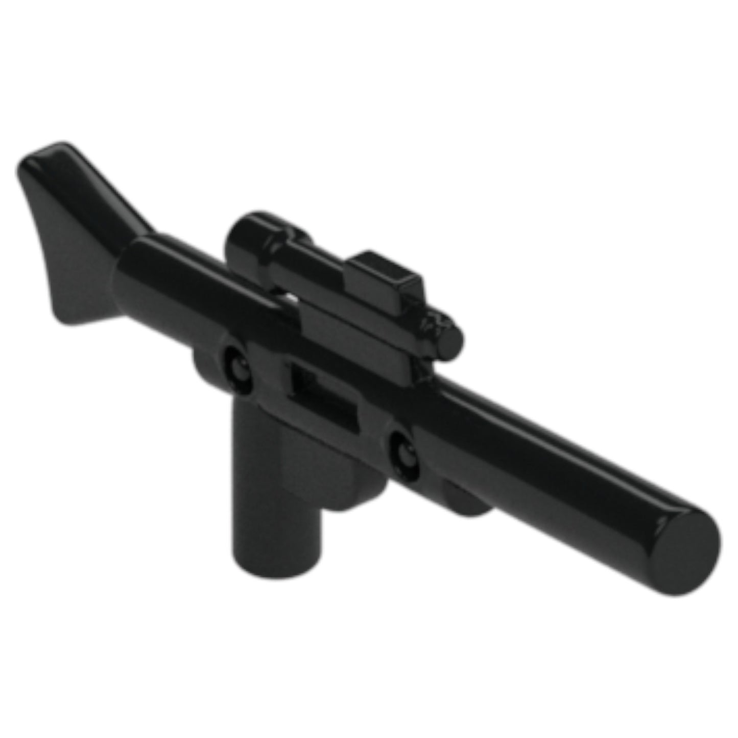 LEGO® Zubehör Schusswaffe Gun Blaster Lang 5 Stk. - Schwarz - 57899